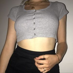 Brandy Melville Jersey Crop